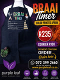 Braai Timer – Color printed Apron
