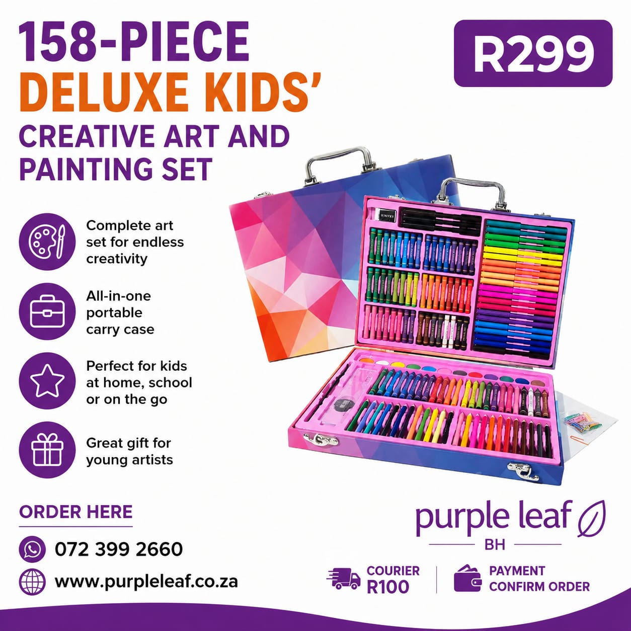 Deluxe Kids art set