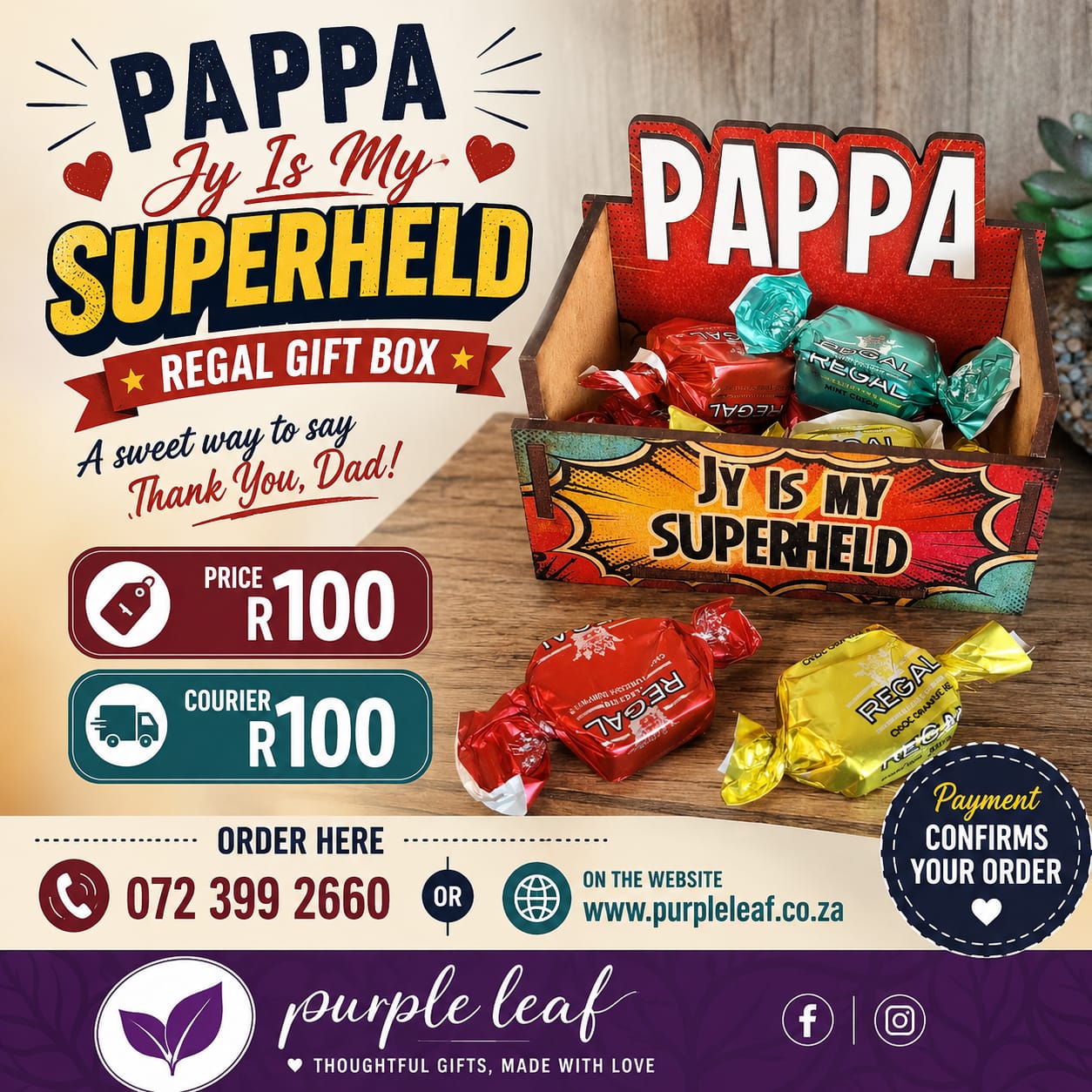 Pappa jy is my superheld