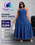 Denim Maxi Dress