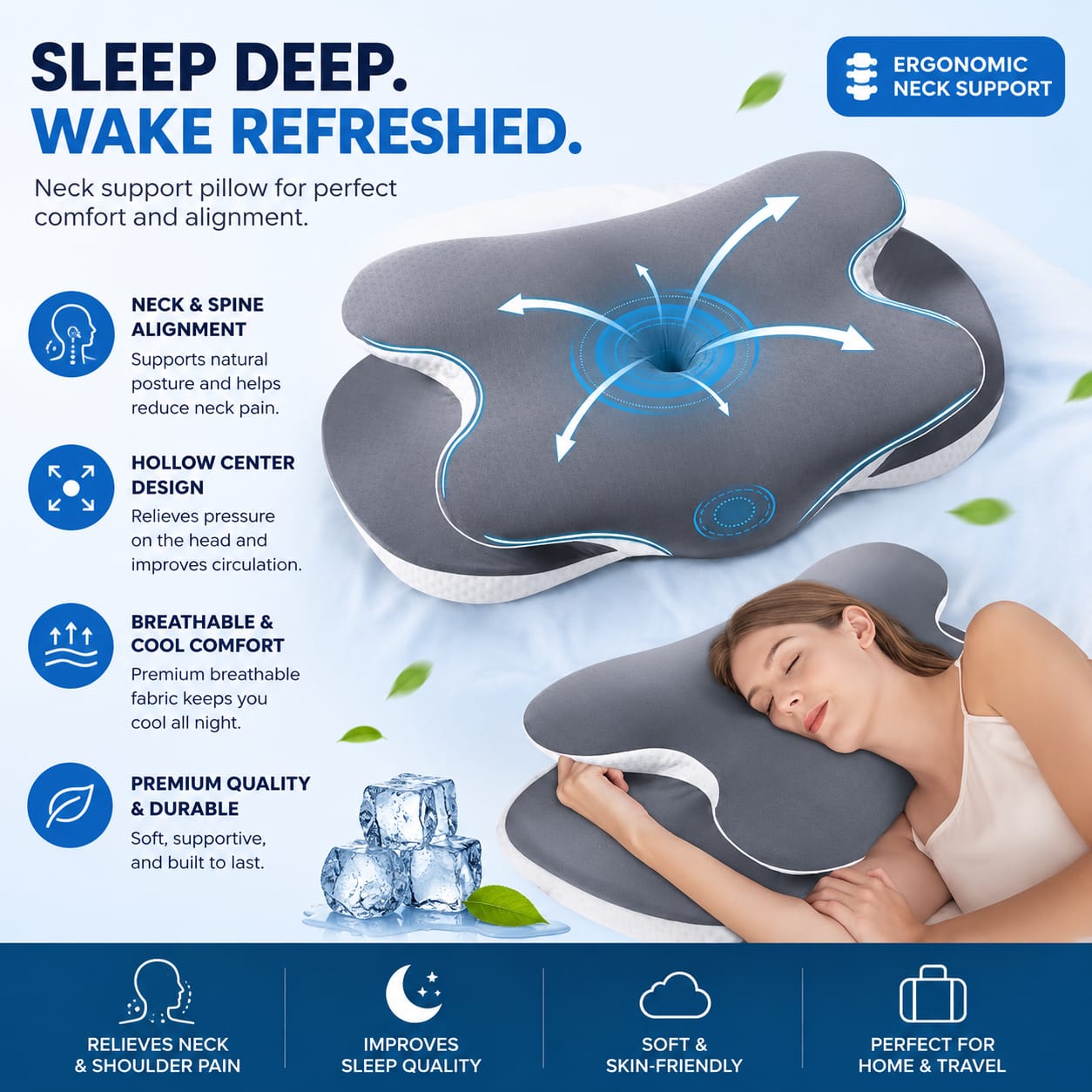 Servical Neck Pillow