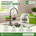 Stainless Steel Faucet Shelf