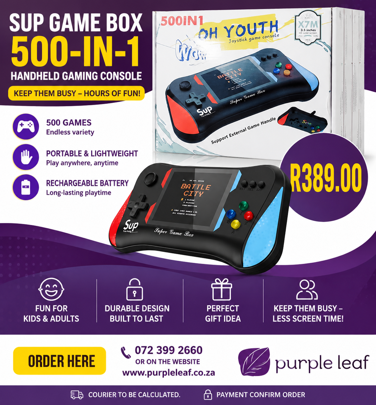 500 in 1 Sup game box