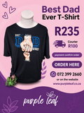Best Dad Ever T – Shirt Color Printed