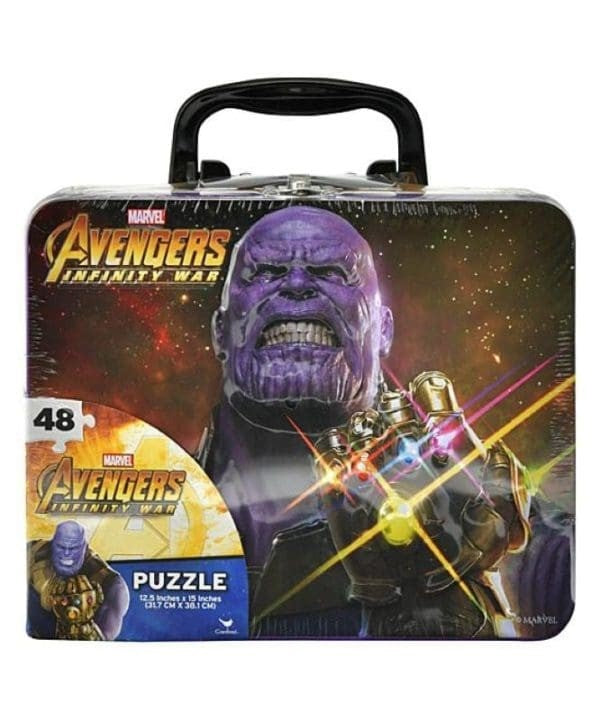 48pc Avenger Puzzle In Tin Lunchbox