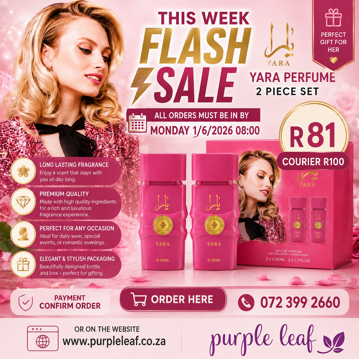 Yara Perfume Gift Set