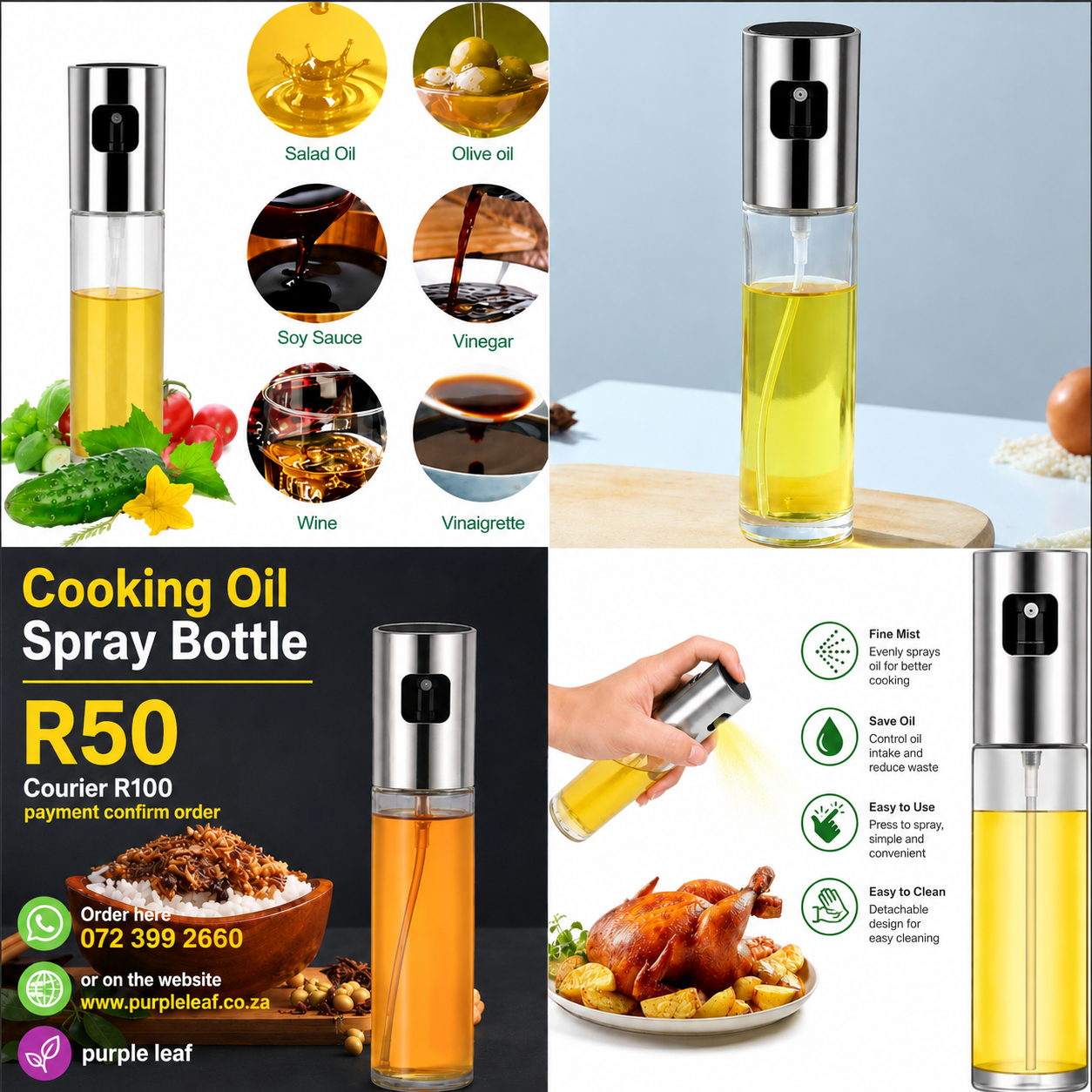 Cooking Oil Spray Bottle