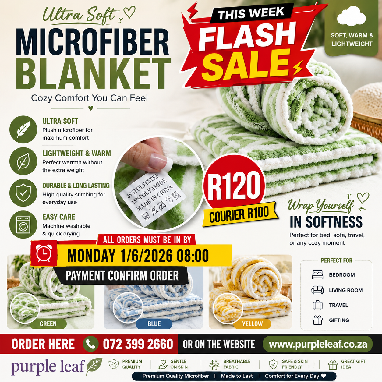 Ultra Soft Microfiber towel