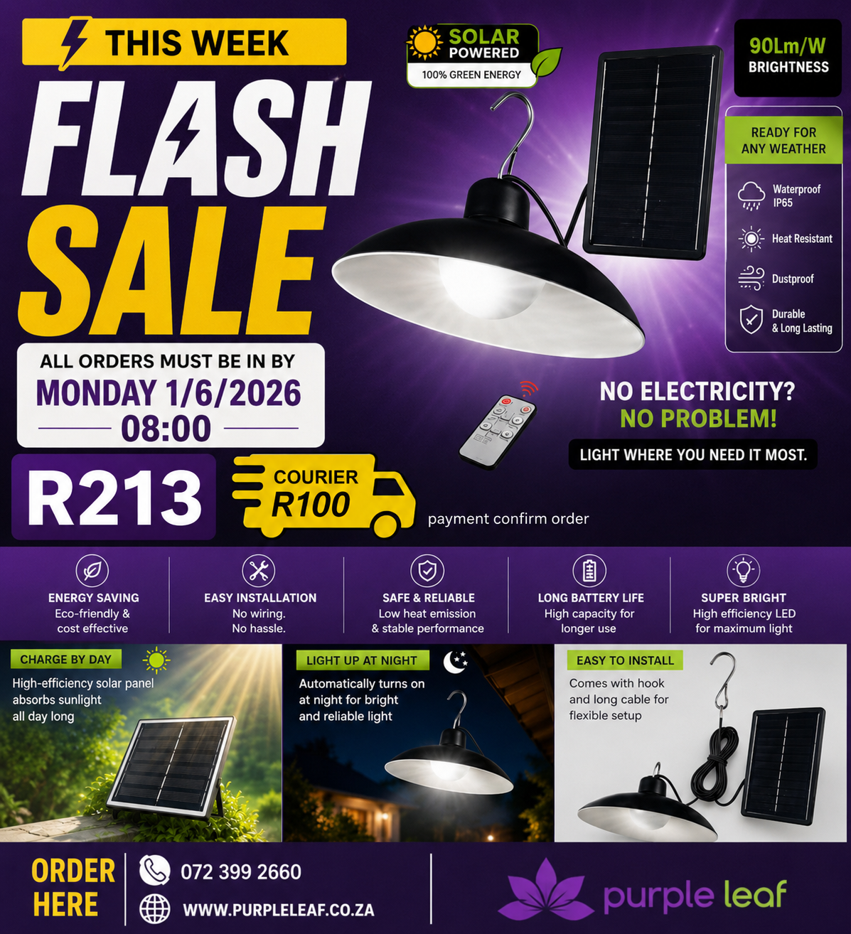 Solar LED Flood Light