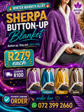 Sherpa Button-Up Blanket