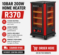 10 Bar 200W Home Heater