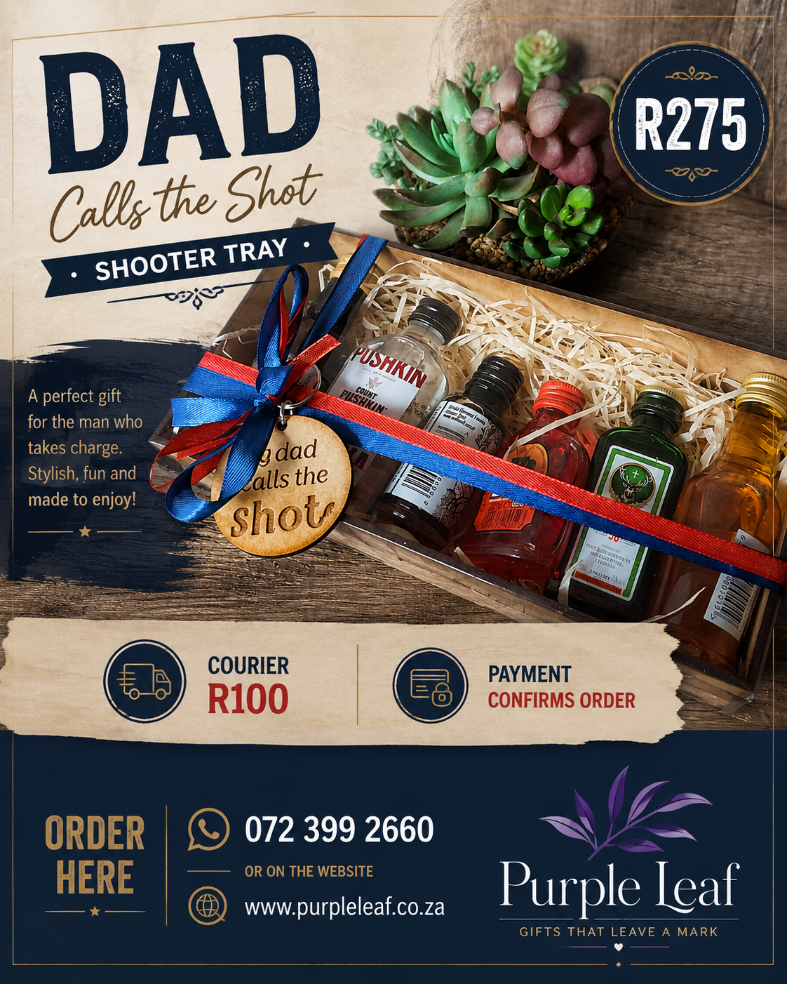 Dad Calls the Shot Shooter tray
