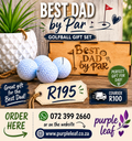 Best dad by Par – Golfball gift set