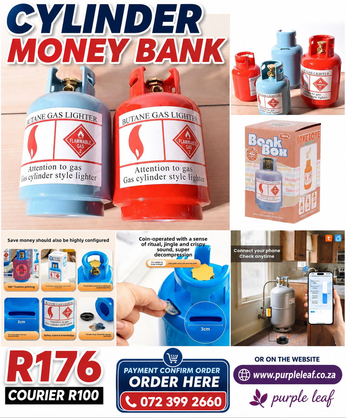 Cylinder Money Bank
