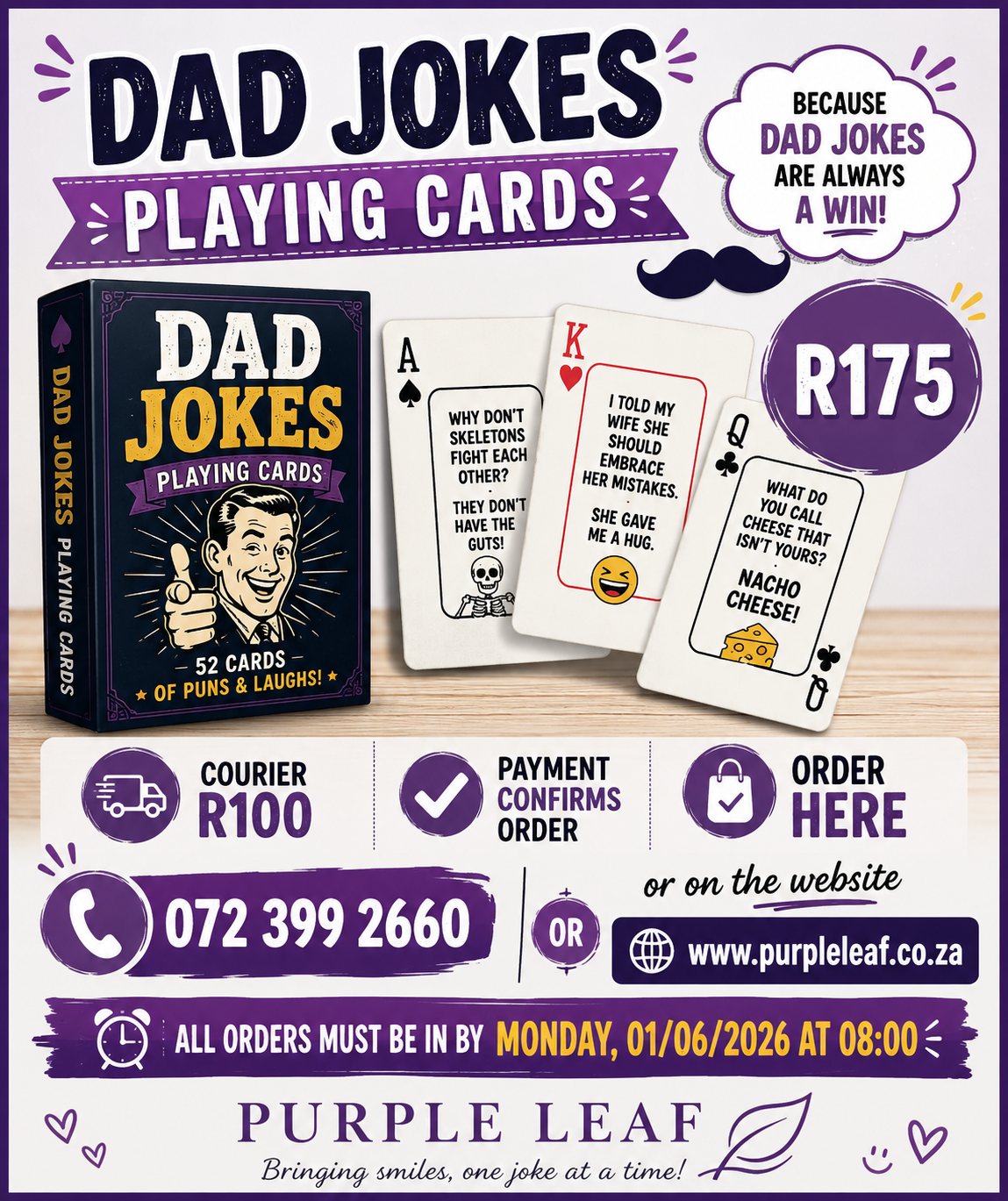 Dad Jokes- Playing Cards