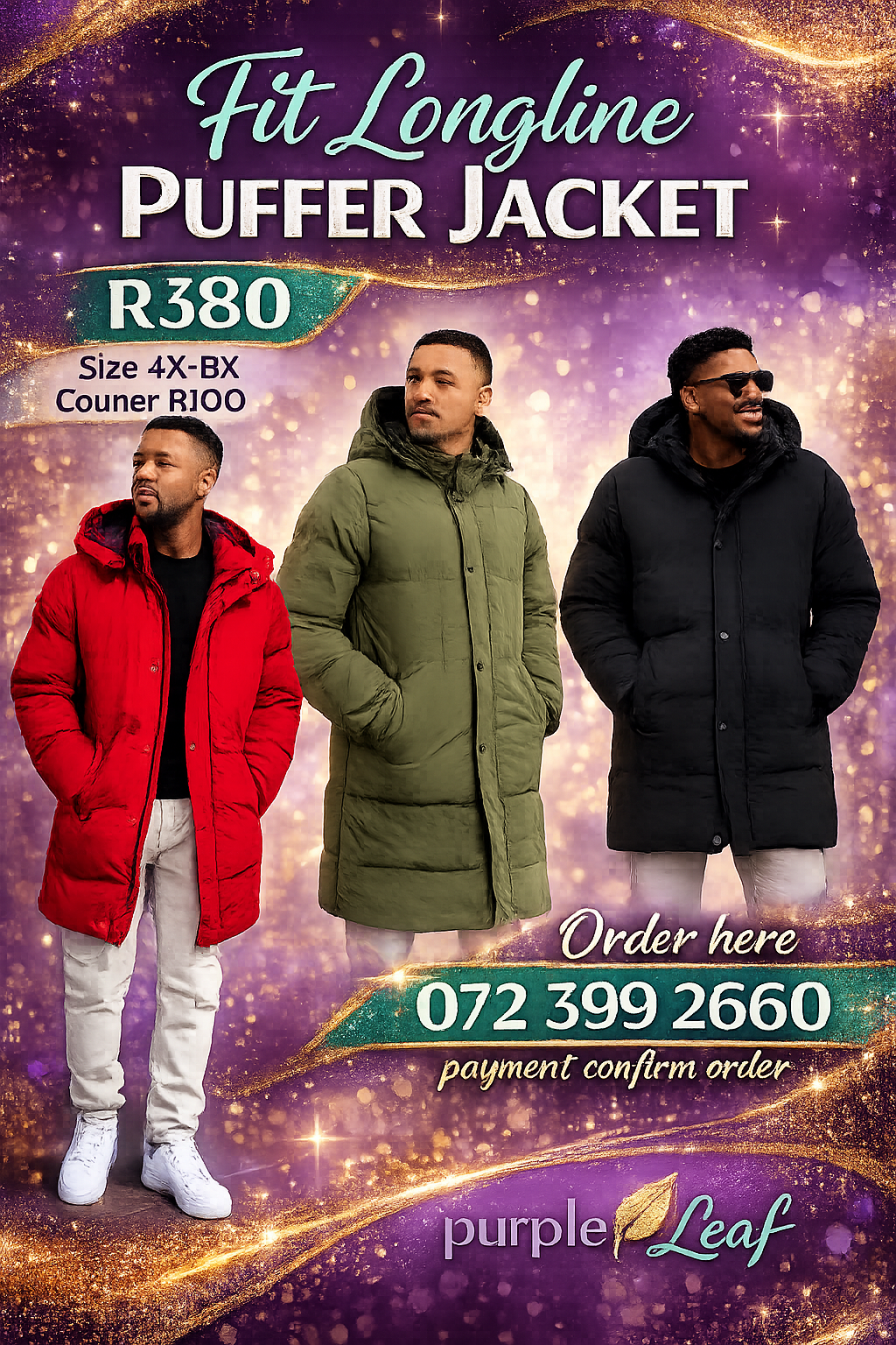 Fit longline puffer jacket