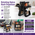 Rotating Spice Rack Organizer