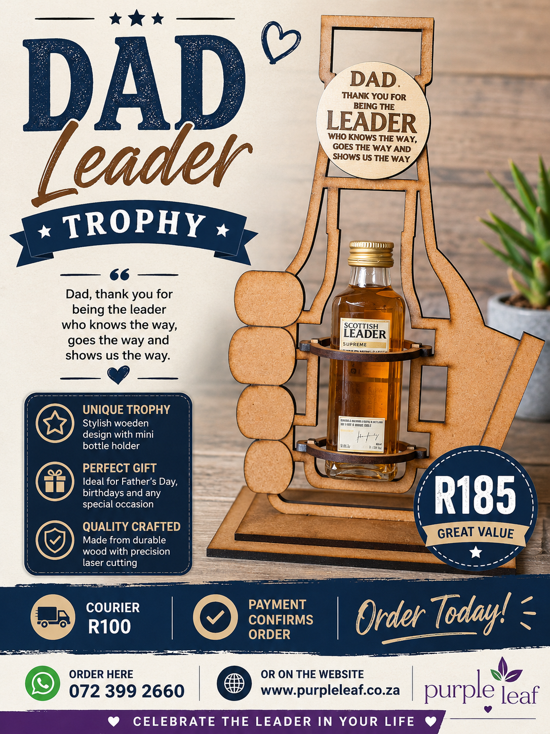 Dad Leader Trophy