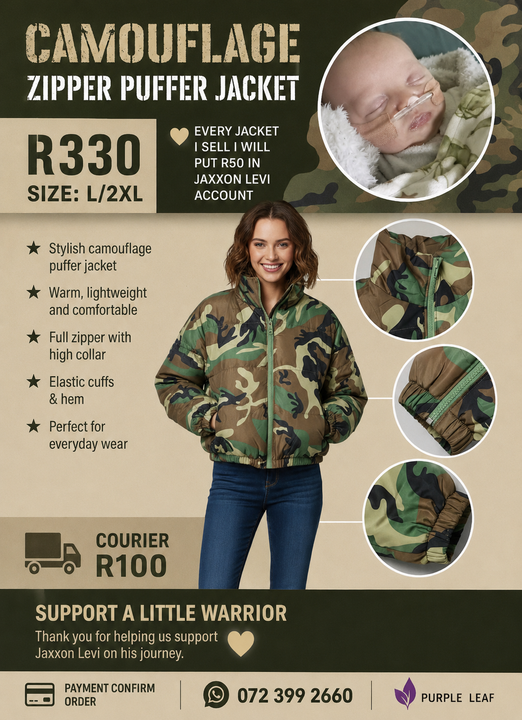 Camo Jacket Lady