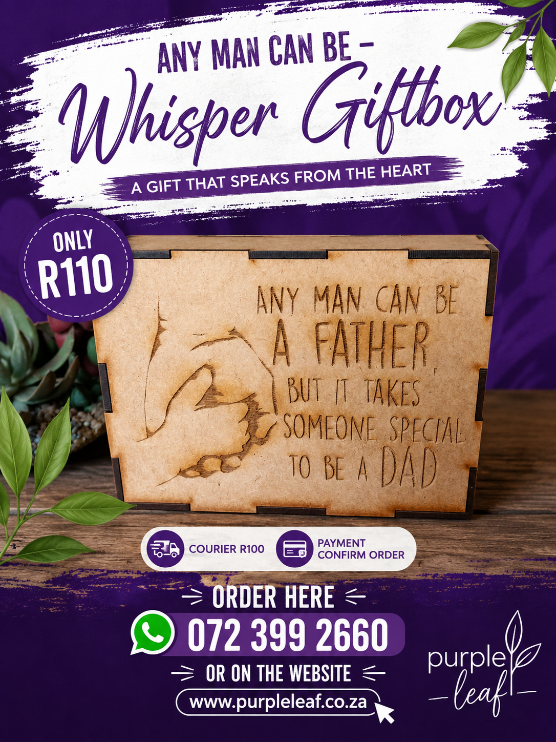 Any Man can be – Whisper Giftbox