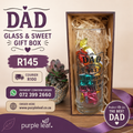 Dad Glass & Sweet Gift Box